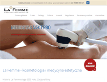 Tablet Screenshot of la-femme.pl