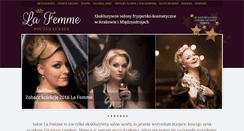 Desktop Screenshot of la-femme.com.pl