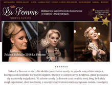 Tablet Screenshot of la-femme.com.pl